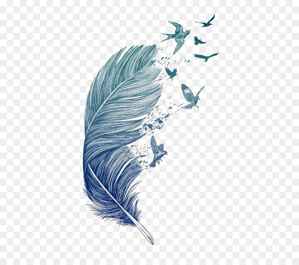 Feather Tribal Tattoo Logo for Inspiration and Spirituality Flight of  Freedom 20841115 Vector Art at Vecteezy