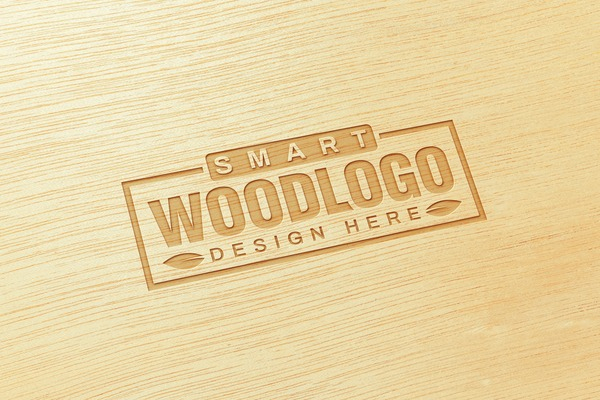 mockup,wood,logo