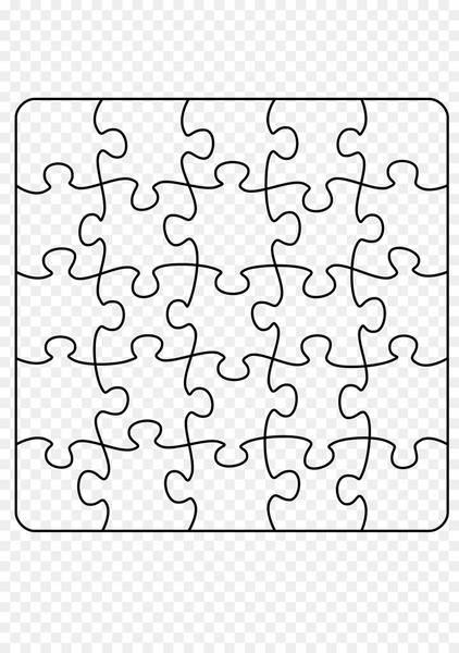 Jigsaw puzzle piece illustration, Jigsaw puzzle Tangram Template , Large  Puzzle Piece Template t…