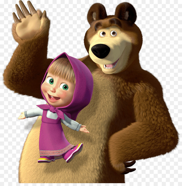 masha and the bear,bear,animation,desktop wallpaper,foundling,birthday,cartoon,child,cuteness,play,carnivoran,stuffed toy,vertebrate,finger,mammal,toddler,png