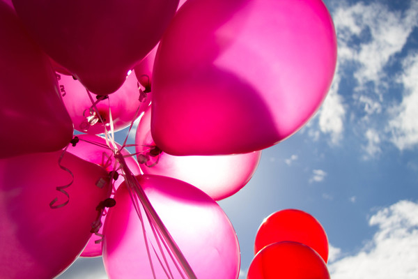 balloons,birthday,bright,celebrate,celebration,clouds,color,colorful,colour,colourful,fun,helium,party,sky,surprise,Free Stock Photo