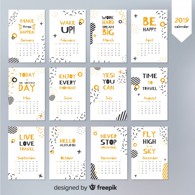 calendar,new year,school,design,template,number,time,flat,new,flat design,plan,schedule,date,planner,diary,year,2019,day