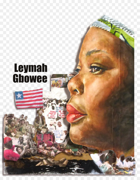 liberia,second liberian civil war,nobel peace prize,peace,peace movement,art,poster,book,printing,fine arts,leymah gbowee,nose,forehead,png