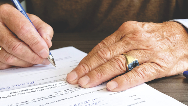 administration,agreement,banking,blur,business,businessman,close-up,composition,contract,desk,document,focus,form,hand,handwriting,law,legal,office,old person,paper,paperwork,pen,people,ring,sign,signature,writing,Free Stock Photo