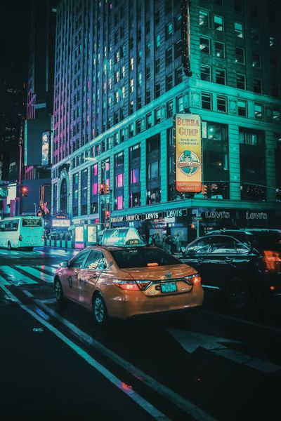 nightlight,light,night,urban,city,street,architecture,city,building,car,street,city,taxi,road,traffic,roadside,building,light,neon,timesquare,nyc,free pictures