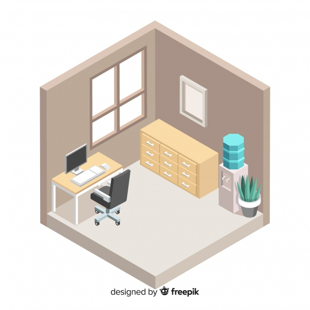 background,business,water,computer,office,work,isometric,job,window,desk,worker,chair,mouse,mirror,keyboard,workspace,office desk,water background,office supplies,office worker