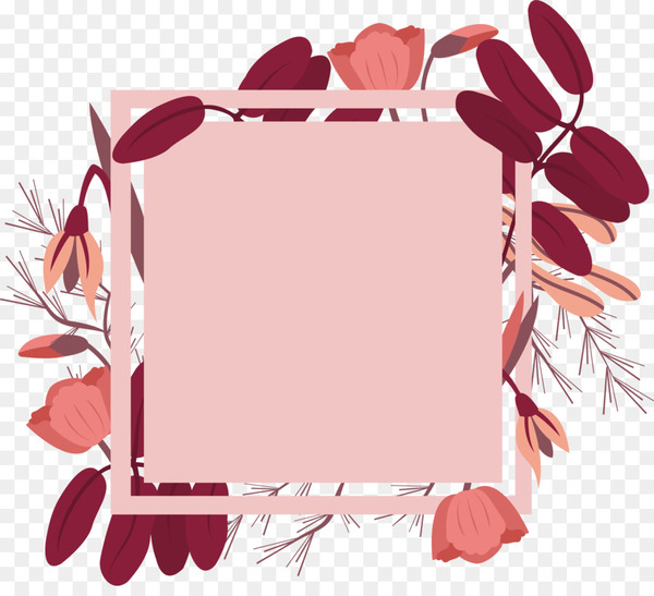 red,picture,frame,clip,art,wine,flower,title,box,png
