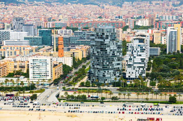 marti,catalonia,dwelling,sant,district,metropolitan,aerial,residence,skyscrapers,coast,hotels,european,skyscraper,barcelona,city buildings,spain,view,outdoor,urban,europe,cityscape,modern,street,new,architecture,sea,building,summer,house,city,water