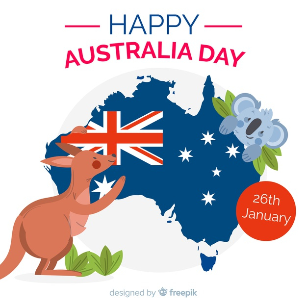 map,flag,leaves,celebration,animals,holiday,island,australia,freedom,country,handdrawn,day,national day,kangaroo,january,koala,patriotic,nation,national,australian