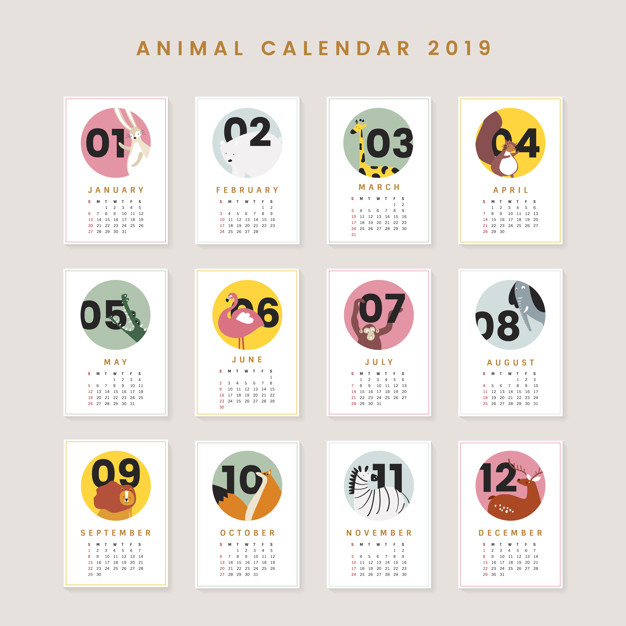 nineteen,two thousand nineteen,desk calendar 2019,calendar wall 2019,pocket calendar template,calendar animal 2019,thousand,printed,illustrated,june,july,printable,april,organizer,february,may,two,deadline,annual,wildlife,september,week,march,set,month,pocket,january,august,calendar design,october,notification,animal print,november,desk calendar,year,cute pattern,cute animals,animation,calendar 2019,date,planner,agenda,zoo,schedule,december,2019,poster design,desk,poster template,poster mockup,colorful,wall,graphic,cute,graphic design,animal,cartoon,paper,template,design,calendar,mockup,poster,pattern