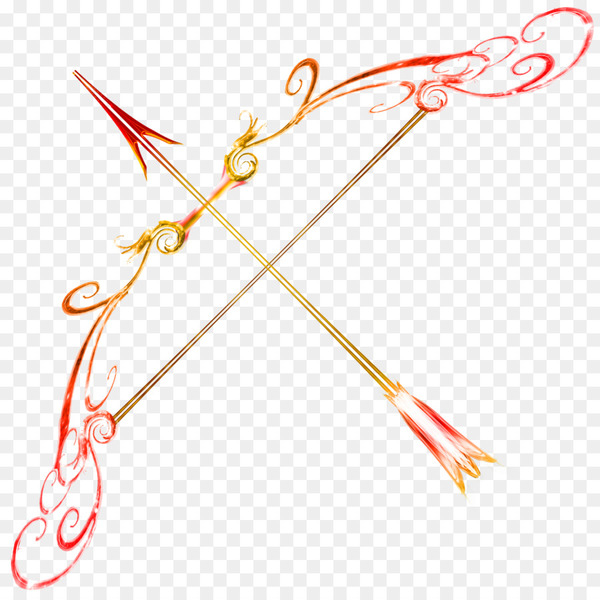 bow and arrow drawing