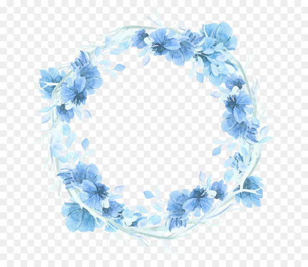 wreath,watercolour flowers,flower,blue,watercolor painting,light blue,sky blue,floral design,child,desktop wallpaper,petal,hair accessory,png