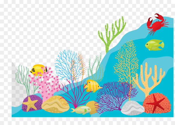 seabed,seaweed,floral design,fish,sea,raster graphics,poster,graphic design,plant,flora,leaf,child art,textile,flower,creative arts,branch,petal,art,line,organism,png