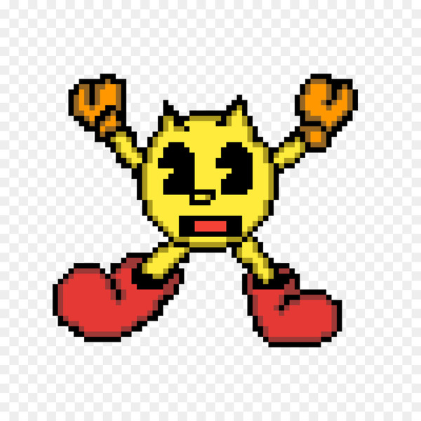 pacman,pacman world 3,pacman championship edition,sprite,pixel art,drawing,nintendo entertainment system,perler beads,yellow,cartoon,line,smiley,art,emoticon,membrane winged insect,png