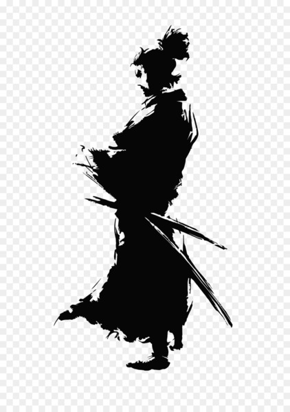 japan,samurai,silhouette,ninja,drawing,katana,stencil,wall decal,japanese war fan,art,monochrome photography,illustration,monochrome,black and white,png