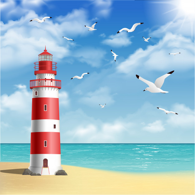 seashore,shore,tall,peaceful,bay,realistic,sunlight,seagull,scene,sky background,blue sky,navigation,bright,beautiful,tower,scenery,lake,water background,lighthouse,cartoon background,sand,light background,print,decorative,title,nature background,ocean,water color,drawing,colorful background,flyer template,colorful,art,landscape,wallpaper,layout,typography,beauty,sky,sun,bird,sea,beach,cartoon,blue,nature,cloud,light,template,blue background,house,water,travel,cover,poster,flyer,background