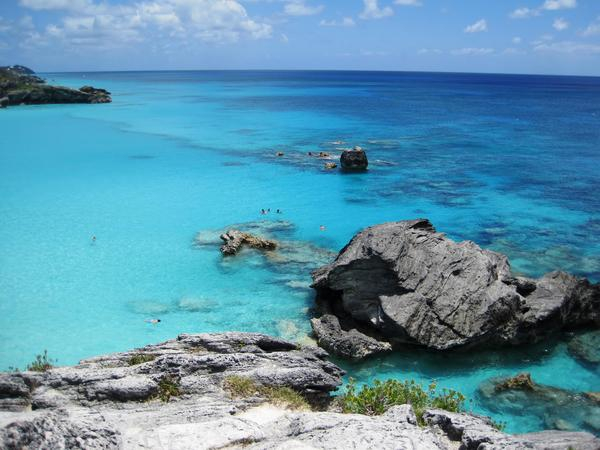 bermuda,beach,ocean,water,rocks,travel,tourism,carribean