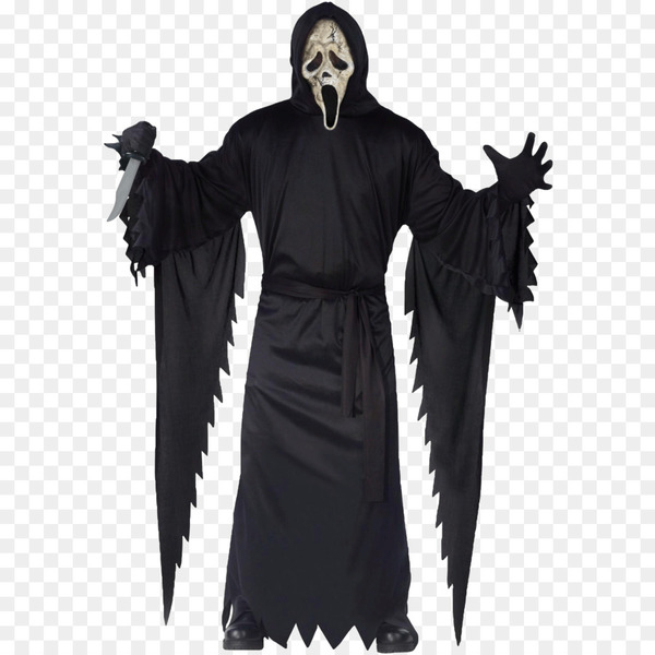 ghostface,michael myers,costume,scream,mask,halloween costume,costume party,film,slasher,ghost,scream 4,scary movie,wes craven,death,outerwear,cloak,fictional character,costume design,robe,png