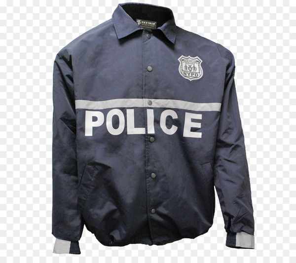new york city police department,jacket,police,police officer,uniform,clothing,shirt,law enforcement,law enforcement agency,detective,badge,military uniform,coat,police uniforms of the united states,flight jacket,textile,sleeve,button,brand,black,leather jacket,png