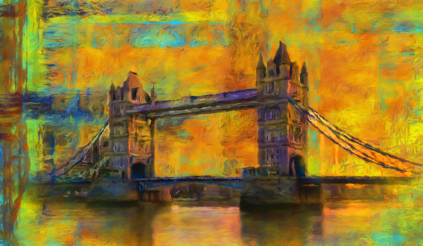 cc0,c1,london,tower,abstract,bridge,england,river thames,graphic,colorful,architecture,art,london bridge,chain bridge,digital,city,free photos,royalty free