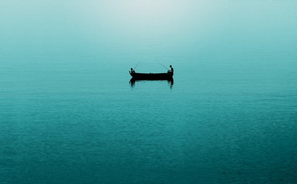 ship,boat,people,silhouette,ocean,sea,alone