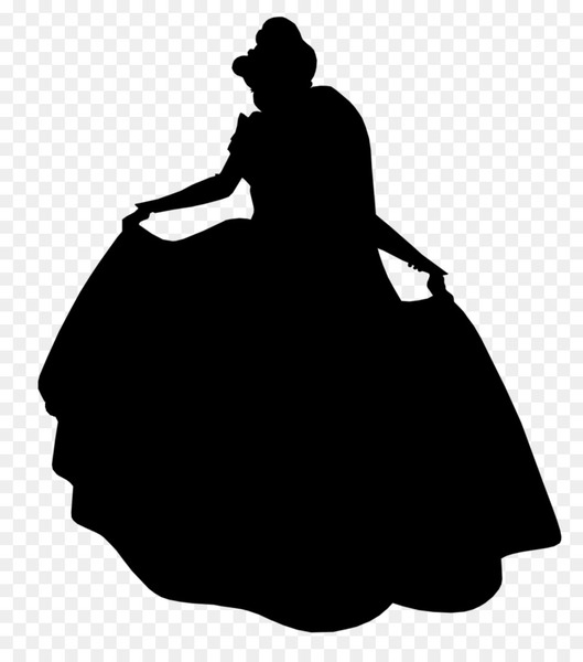 cinderella,tiana,princess aurora,silhouette,disney princess,fairy godmother,walt disney company,fairy tale,art,blackandwhite,victorian fashion,dress,png