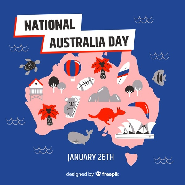 map,sea,flag,celebration,holiday,ocean,island,australia,freedom,whale,country,rugby,handdrawn,day,national day,kangaroo,surfboard,january,koala,sydney