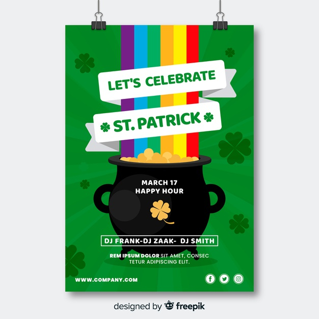 clover,pot,social icons,traditional,culture,print,media,flat design,information,flyer design,coin,twitter,poster design,party flyer,cooking,poster template,flat,golden,social,flyer template,holiday,promotion,rainbow,celebration,spring,party poster,instagram,beer,social media,green,facebook,money,template,icon,design,party,ribbon,poster,flyer