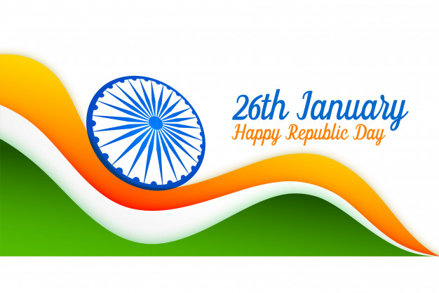 Free: 26th january indian flag design for republic day 