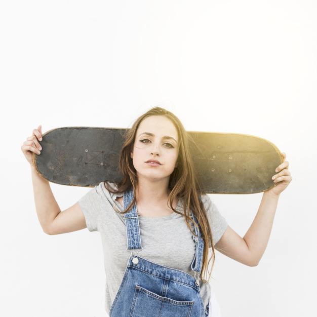 background,people,woman,sport,girl,hair,beauty,white background,board,person,backdrop,white,clothing,teenager,lady,studio,sports background,female,young,skateboard,skate,background white,beautiful,portrait,beauty woman,woman hair,teen,hobby,look,holding,adult,pretty,looking,gorgeous,hold,front,teenage,casual,pose,shoulder,long,carrying,posing,skateboarder,closeup,lifestyles,waistup