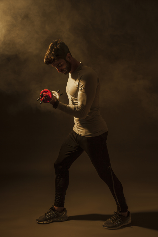 man,sport,fitness,smoke,room,person,energy,healthy,exercise,power,training,motivation,studio,weight,dark,workout,strong,wellness,view,activity