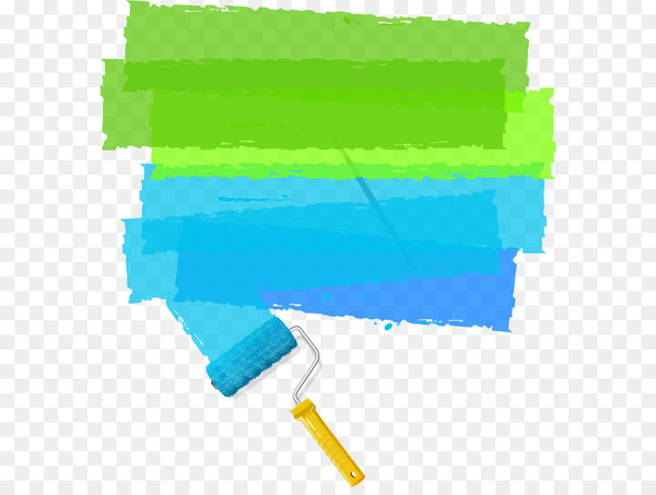 paint,chinalack,color,art,angle,paint roller,material,aqua,yellow,green,line,rectangle,png