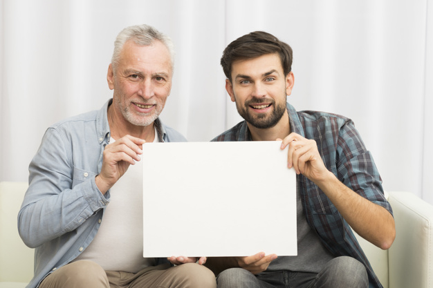 background,paper,camera,man,home,smile,white background,happy,room,white,father,sofa,cloth,together,young,background white,sitting,elderly,paper background,sheet,positive,male,senior,guy,holding,parent,horizontal,smiling,looking,wear,casual,son,cheerful,aged,joyful,settee,indoors,at,fatherhood,toothy,looking at camera,multigenerational,toothy smile