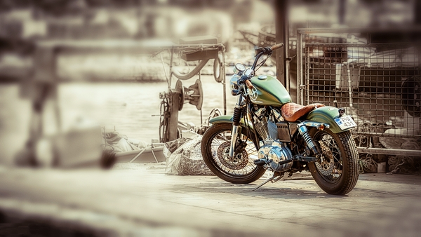 vintage,motorbike,green,classic,bike,travel,adventure,transport
