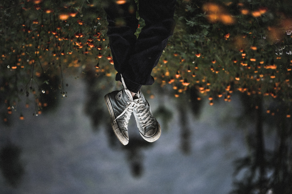 blur,blurred background,colors,environment,flora,flowers,green,growth,landscape,nature,outdoors,pants,person,scenic,shoes,Free Stock Photo