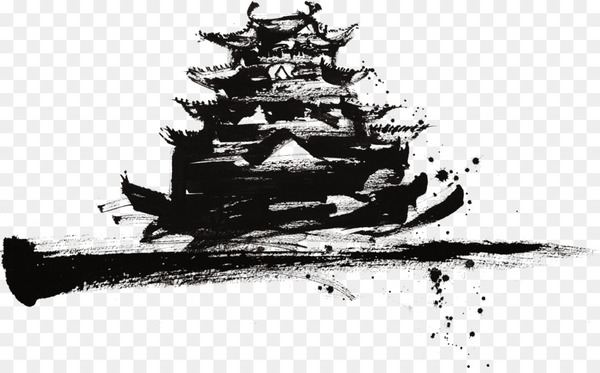 japan,cartoon,architecture,japanese architecture,japanese castle,comics,download,encapsulated postscript,naval ship,monochrome photography,battleship,tree,monochrome,black and white,png