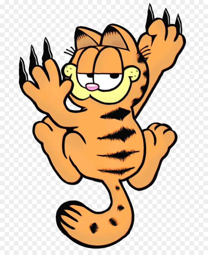 Free: Odie, Garfield And Friends, Garfield, Cartoon, Waving Hello PNG -  