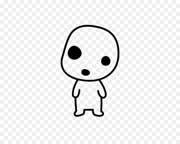 kodama,studio ghibli,line art,silhouette,text,monochrome photography,ghost,cartoon,sticker,photography,monochrome,princess mononoke,my neighbor totoro,emotion,point,artwork,happiness,area,black,finger,facial expression,smile,white,head,human behavior,fictional character,line,black and white,face,nose,png