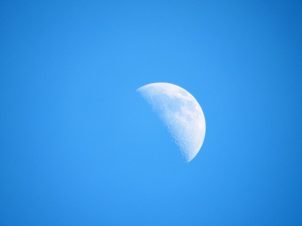 half,moon,daylight,blue,sky,background,daytime,clear,skies,summer,lunar,the,crest,crested