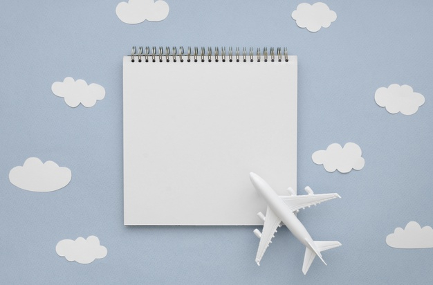 clouds frame,exploring,lay,horizontal,flat lay,concept,top view,top,journey,view,trip,vacation,tourism,adventure,flat,notebook,clouds,holiday,airplane,table,travel,frame