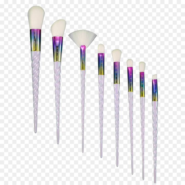 brush,makeup brush,kabuki brush,wet n wild unicorn highlighting brush,cosmetics,hair,unicorn horn,unicorn,color,handle,wood,kabuki,emo,purple,png