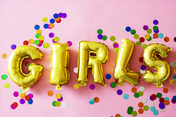 alphabets,background,balloons,bright,close-up,colors,confetti,decoration,feminine,girls,letters,pink background,word,Free Stock Photo