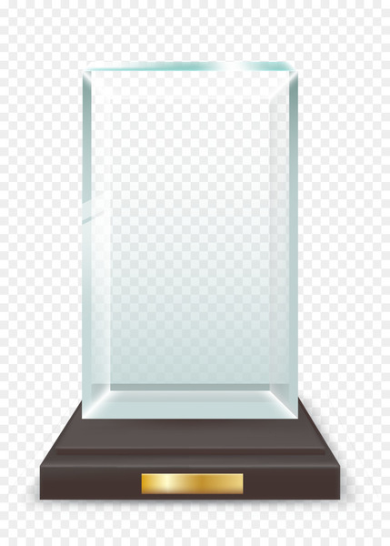 trophy,medal,cup,prize,quartz,transparency and translucency,commemorative plaque,square,angle,rectangle,png