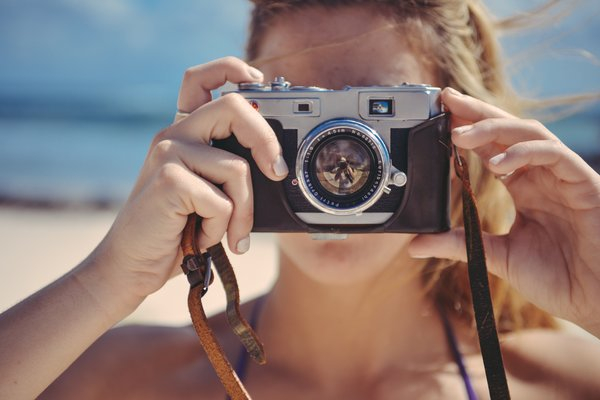 beach,camera,holiday,woman