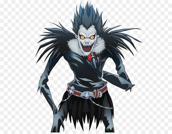 Death Note's Ryuk, in Mark Coon's Anime inspired Comic Art Gallery Room