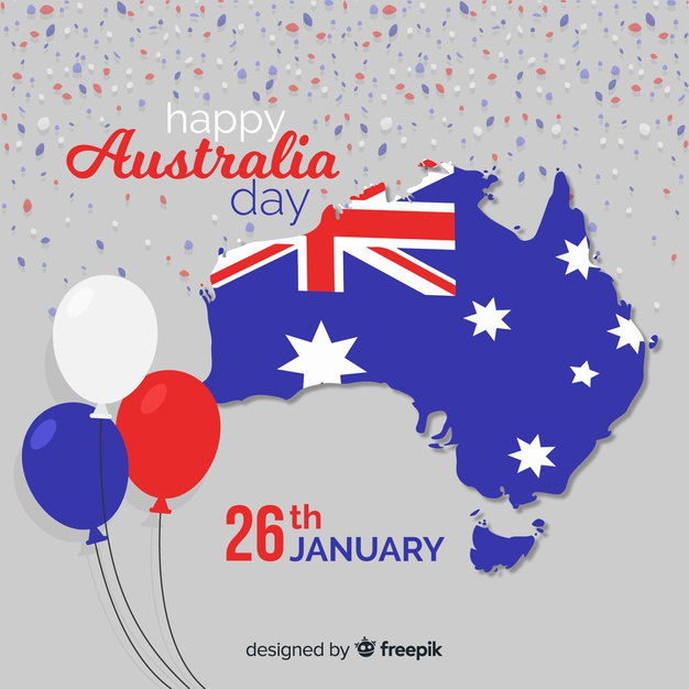 map,flag,celebration,confetti,holiday,flat,balloons,island,australia,freedom,country,day,national day,january,patriotic,nation,national,australian,oceania,patriotism