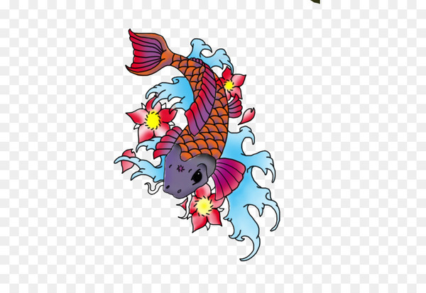Free: Koi Tattoo Clip art - Fish Tattoos PNG Transparent Images