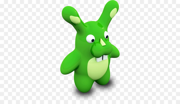 computer icons,rabbit,cartoon,download,animation,computer,animated cartoon,drawing,hare,green,rabits and hares,organism,easter bunny,grass,stuffed toy,figurine,png