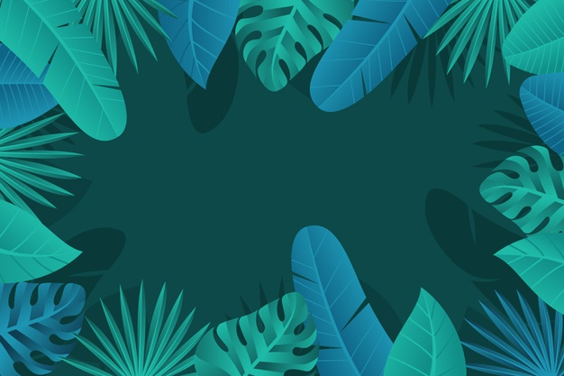 Free: Tropical leaves background Free Vector - nohat.cc