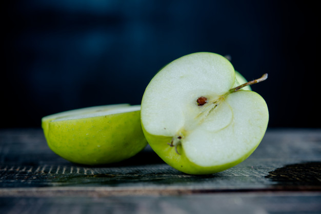 Raw Organic Green Granny Smith Apples Ready Eat Stock Photo by